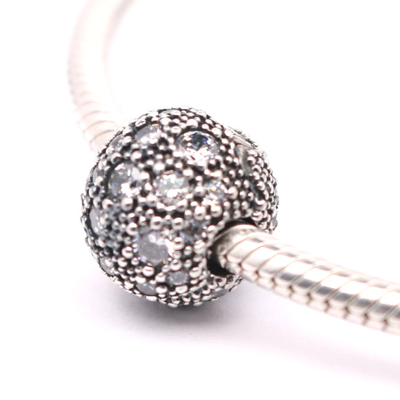 PANDORA Cosmic Stars Clip with Clear Zirconia